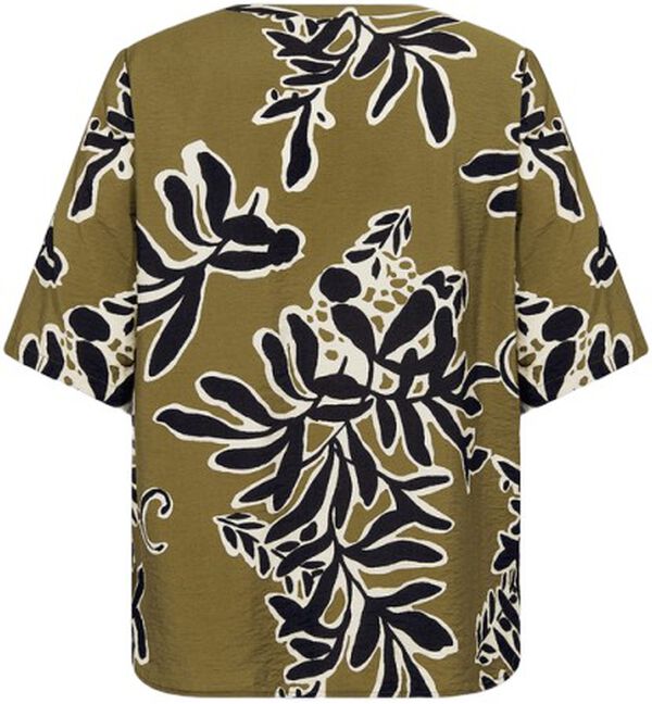 Curvy WA-LINNEA 1 Bluse Oliven