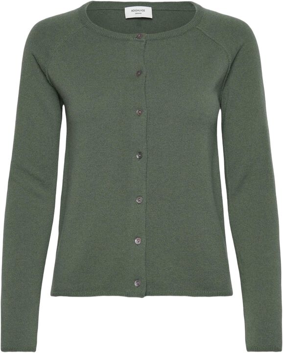 RWLaica Cashmere LS O-neck Raglan Cardigan