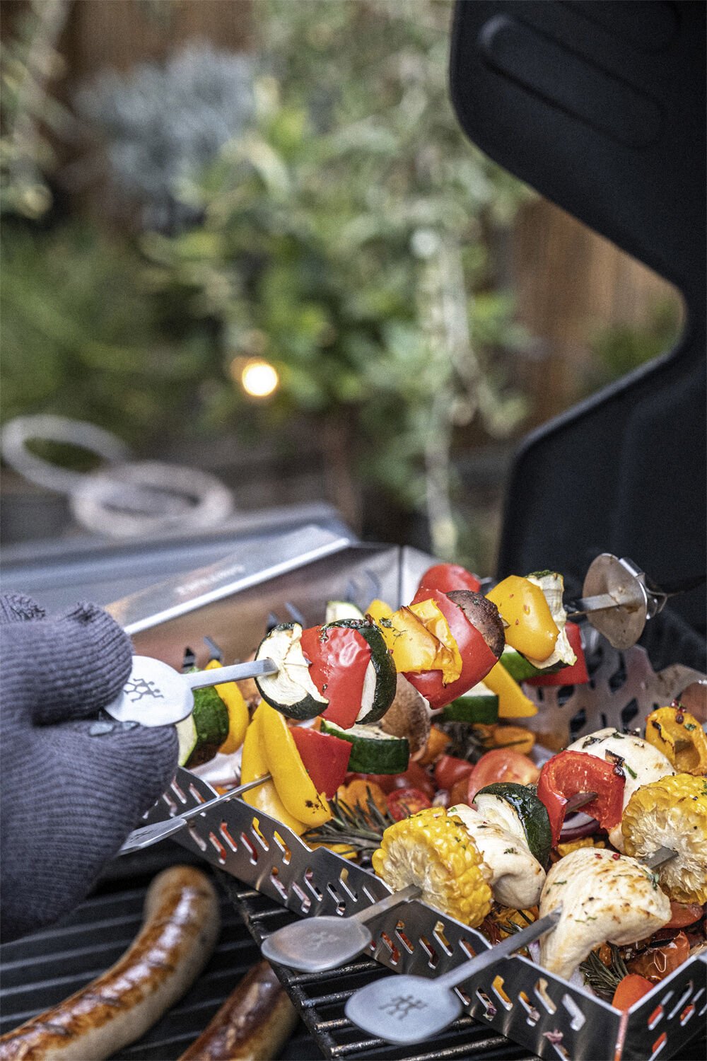 BBQ+ Grillspyd s&aelig;t 5 Rustfrit st&aring;l