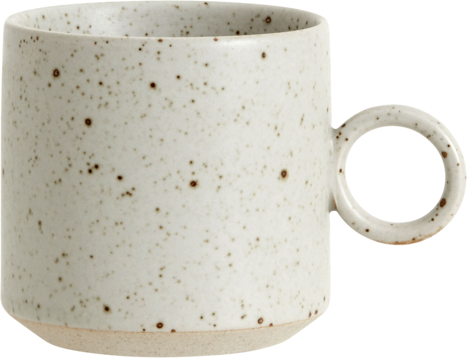 GRAINY cup w. handle, sand