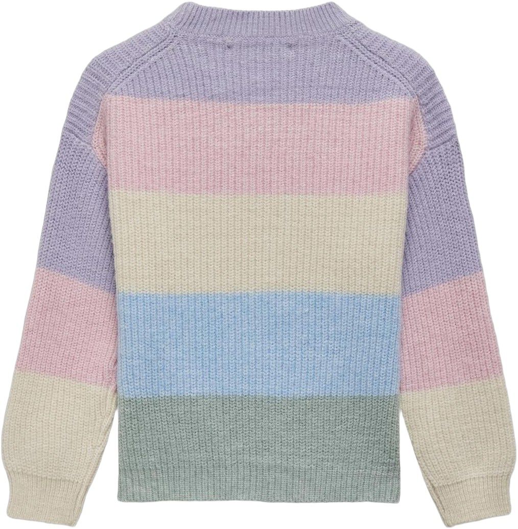 Kmgsandy L/S Stripe Pullover Knt Noos