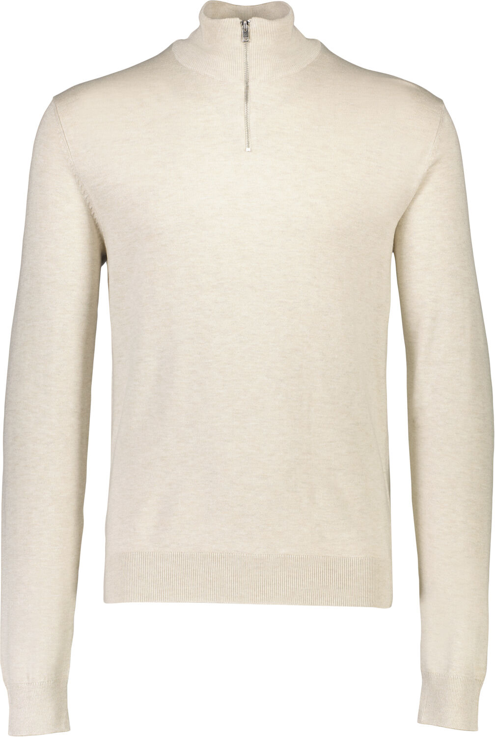 Ecovero half zip L/S knit