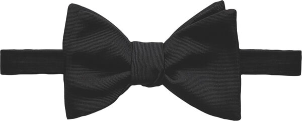 Black Silk Bow Tie