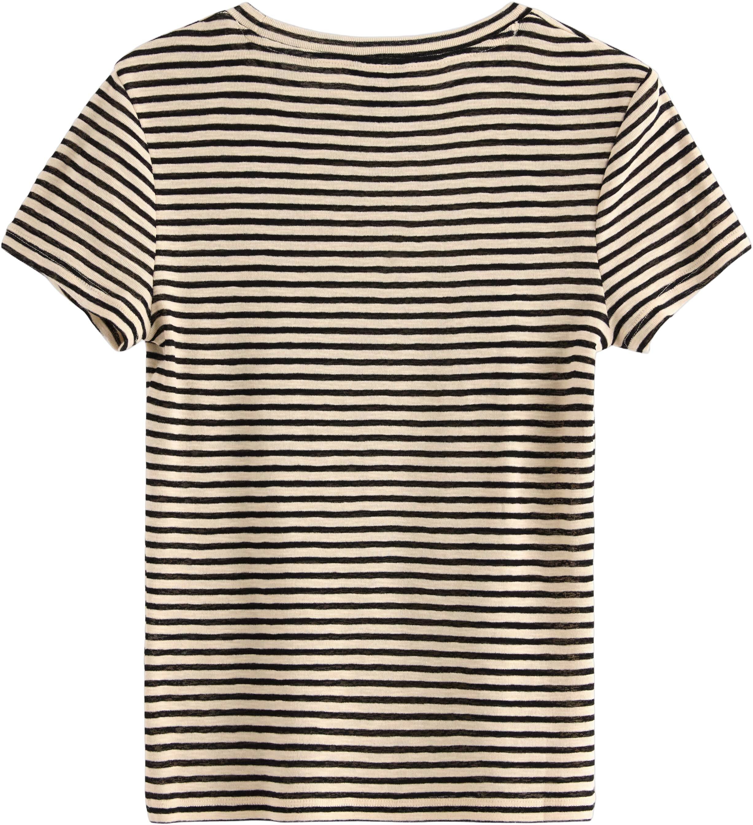 Soft jersey top with short sleeves