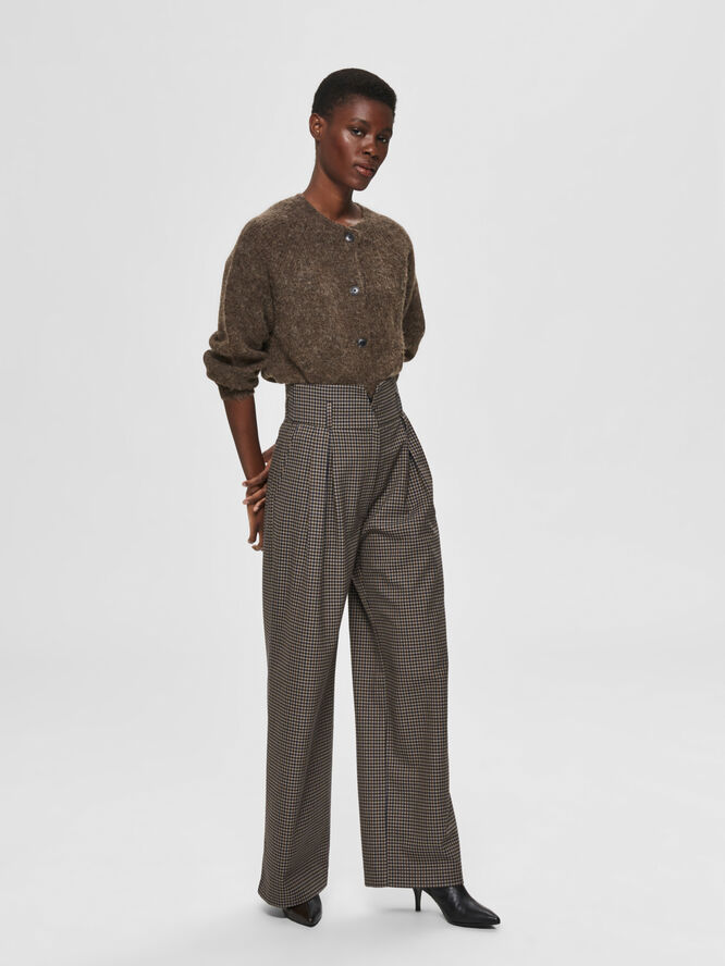 SLFLULU LS KNIT SHORT CARDIGAN NOOS