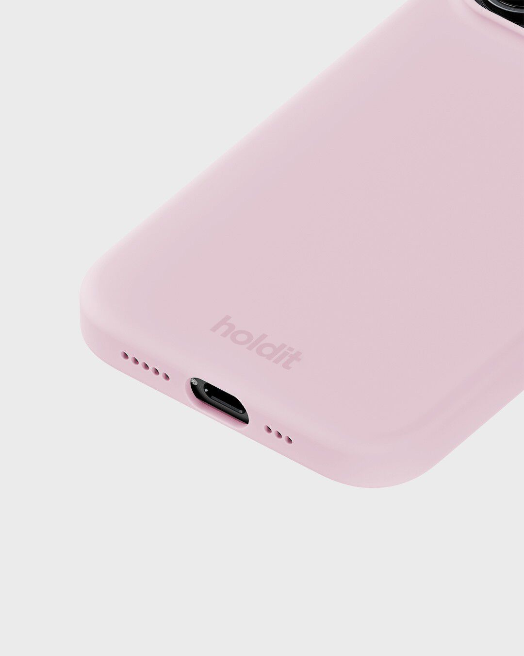 Silicone Case iPhone 15 Pro Pale Pink