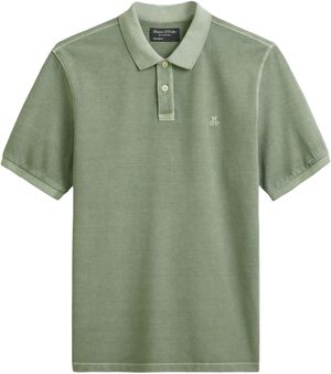 Poloshirt, short sleeve, rib detail