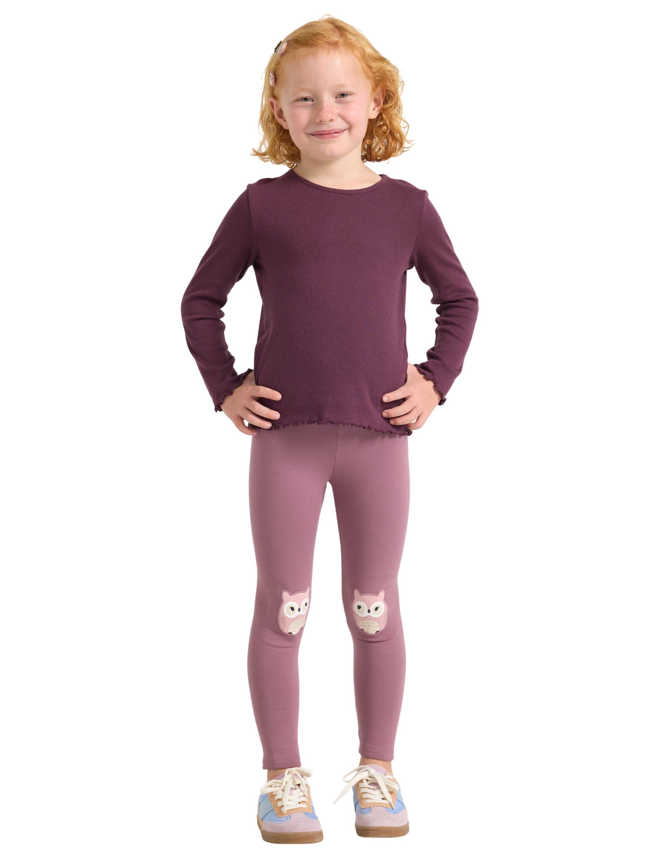 Leggings brushed kneepatch for