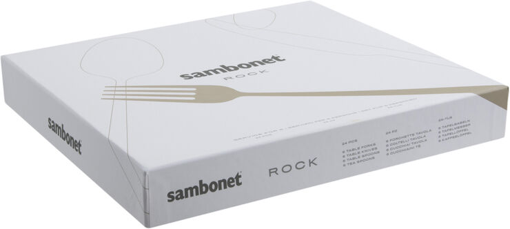 Rock, Edelstahl 18/10, bestiksæt 24pcs sh