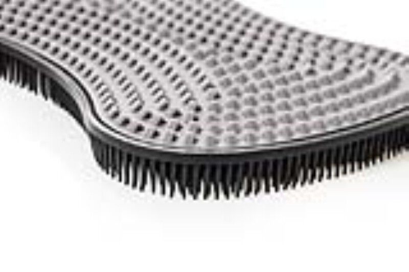 SCRUBBY svamp m/h�rd og bl�d side, antracitgr�