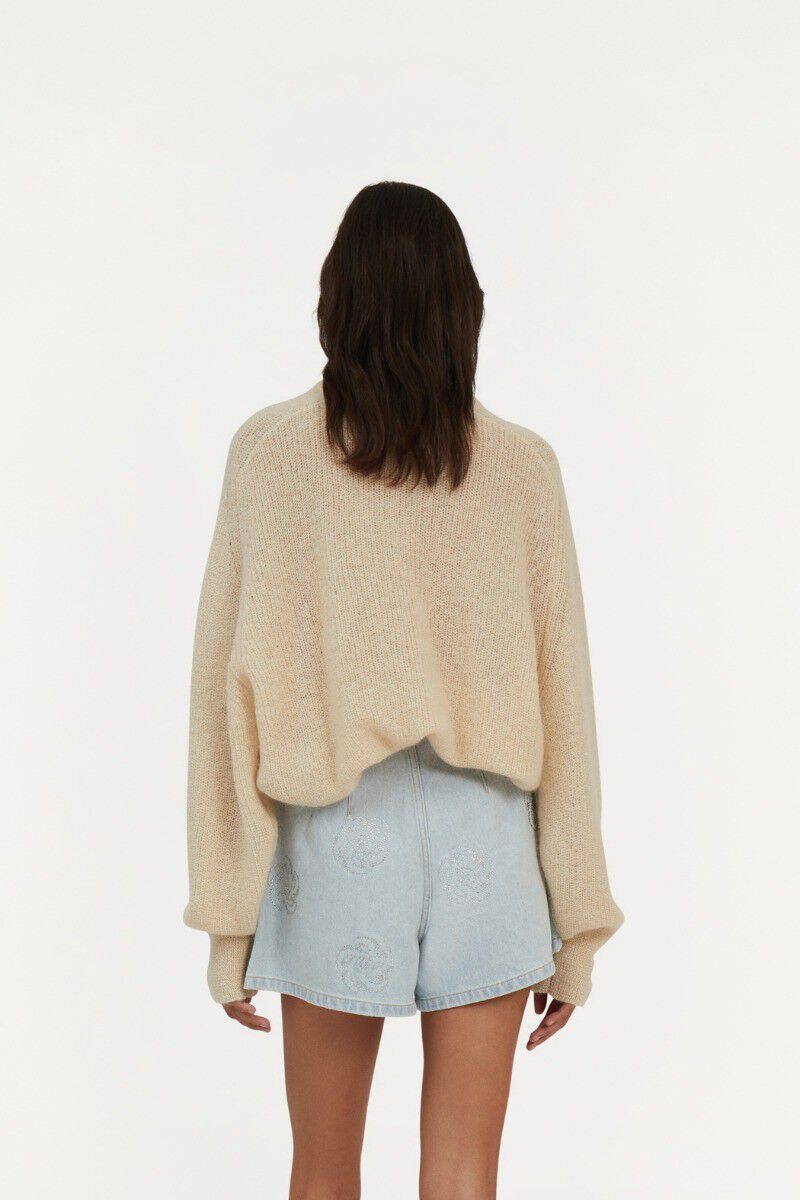 LIGHT KNIT LOGO SWEATER