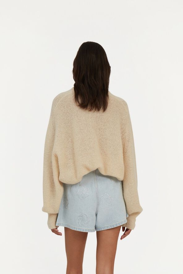 LIGHT KNIT LOGO SWEATER