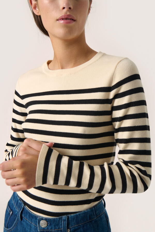 SLPina Striped Pullover LS