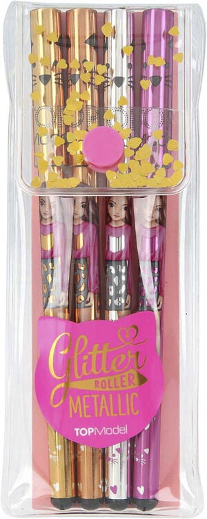 TopModel Glitter Gelpens&aelig;t, Metallic