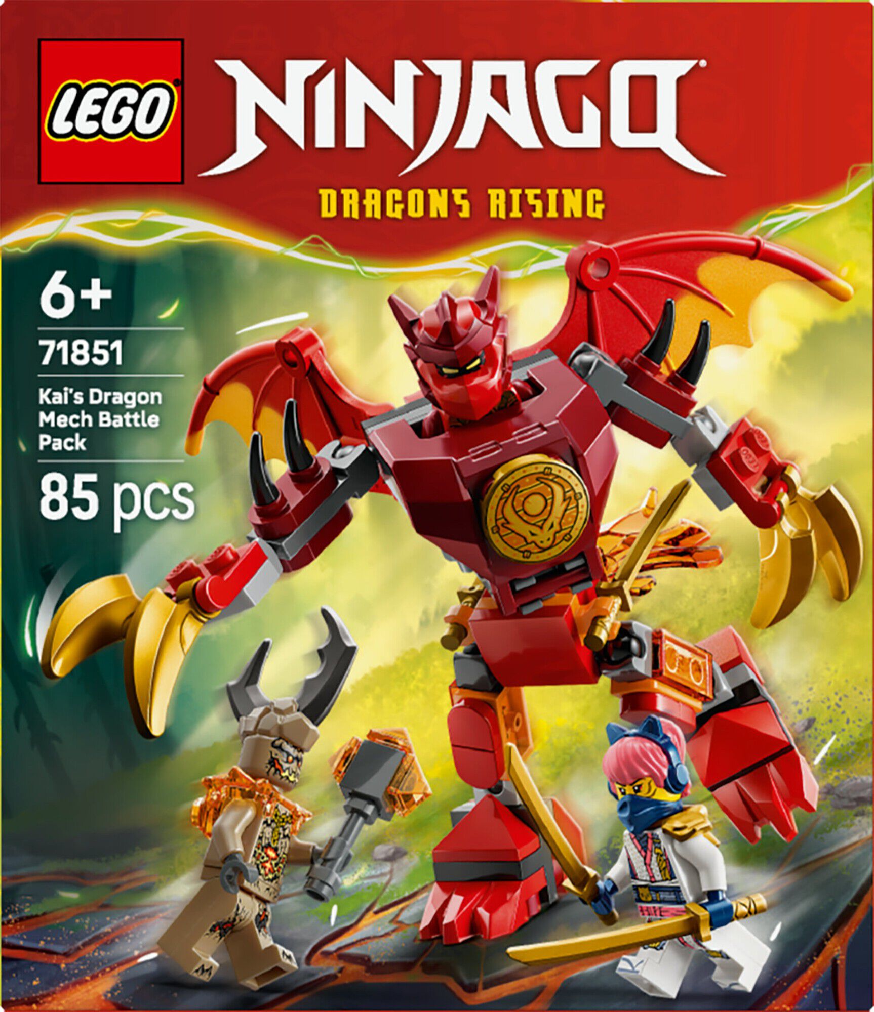 Kais drage-mech - kamppakke 71851
