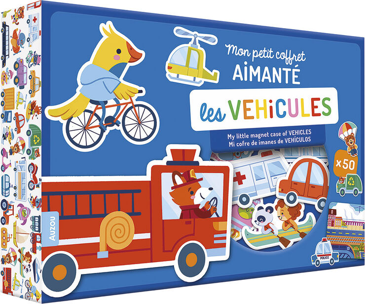 Auzou - Magnetisk legesæt - Transportmidler