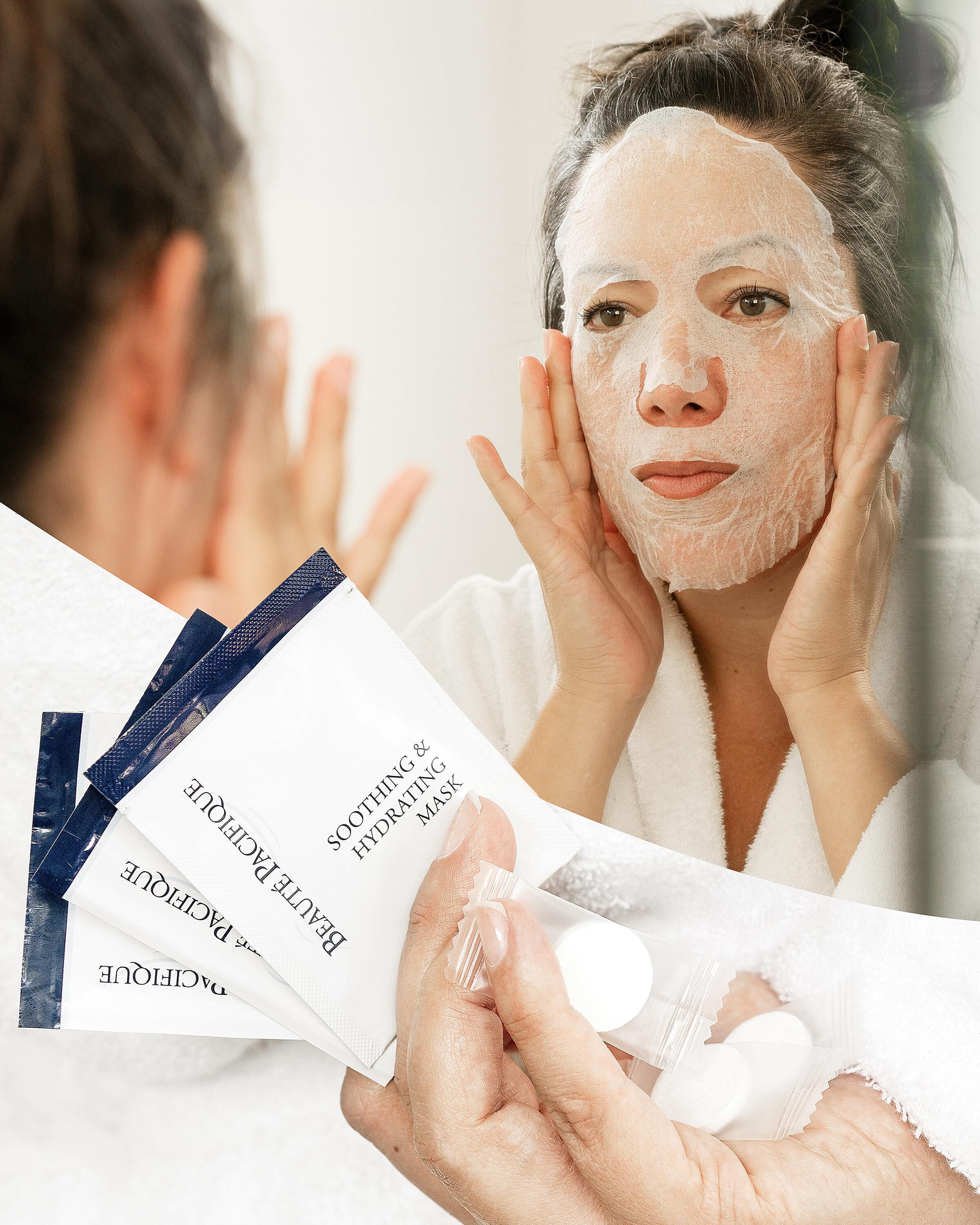 Sheet mask, 3-pak Parfumefri