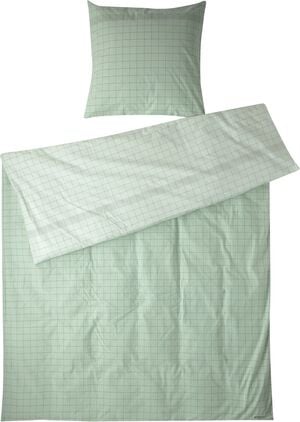 Vibeke Klint senget&oslash;y 140x220 cm/50x70 cm green