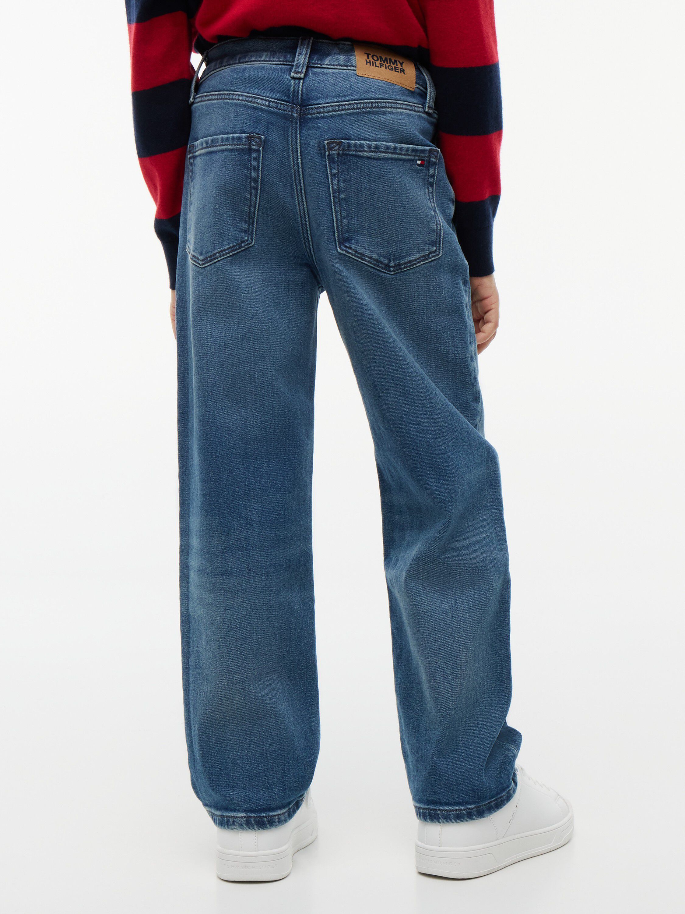 Vintage Wash Relaxed Jeans
