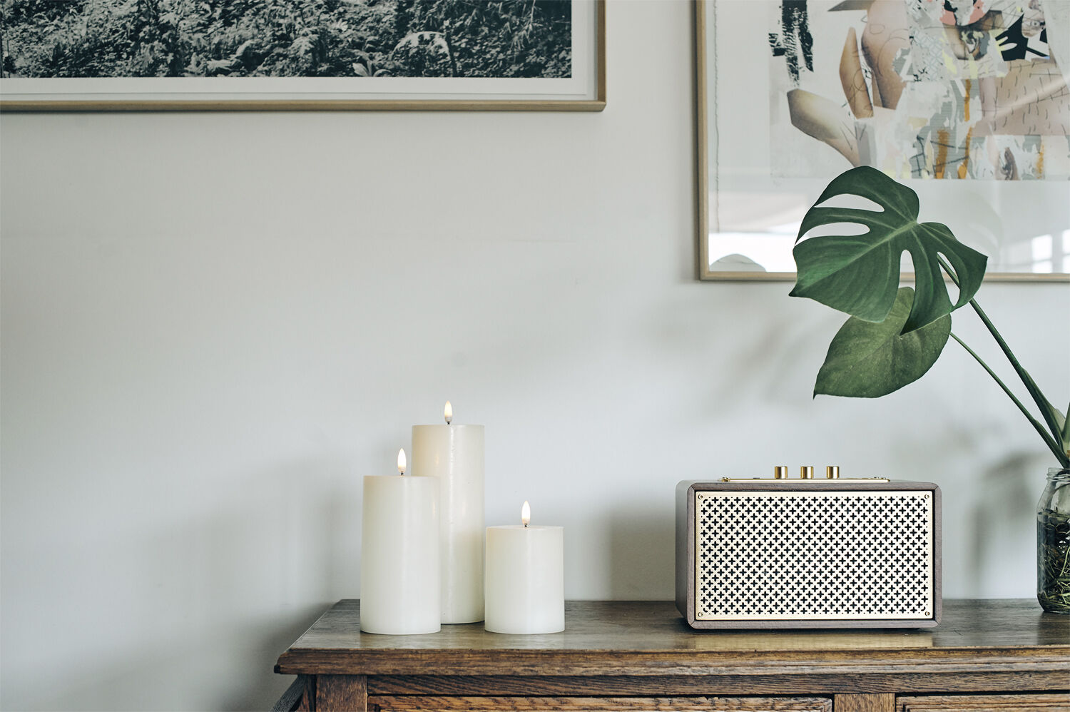 UYUNI Lighting - LED Taper Candle - twin pack - Nordic White - 2,3 x 2