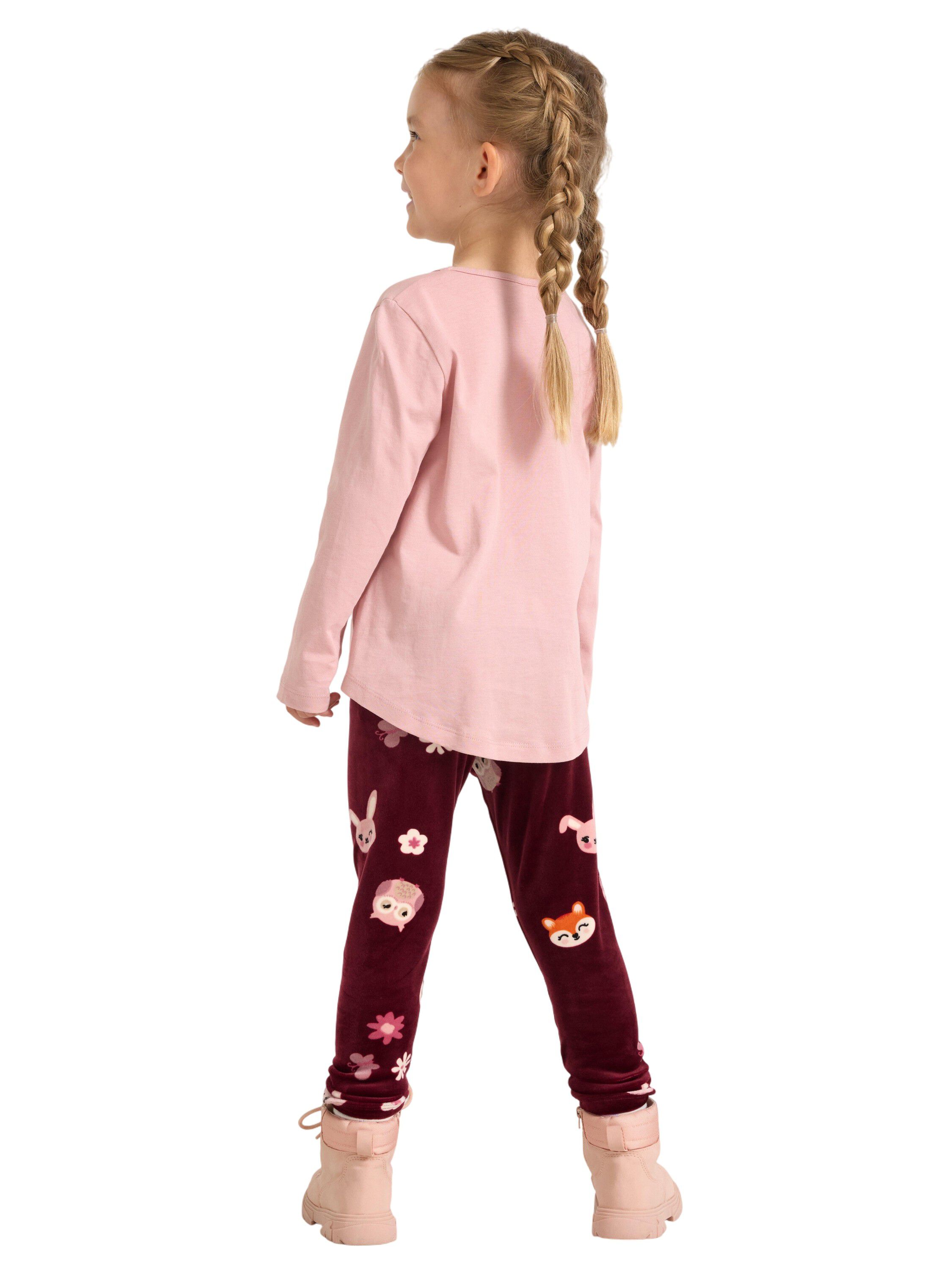 Bl&oslash;de velourleggings med justerbar