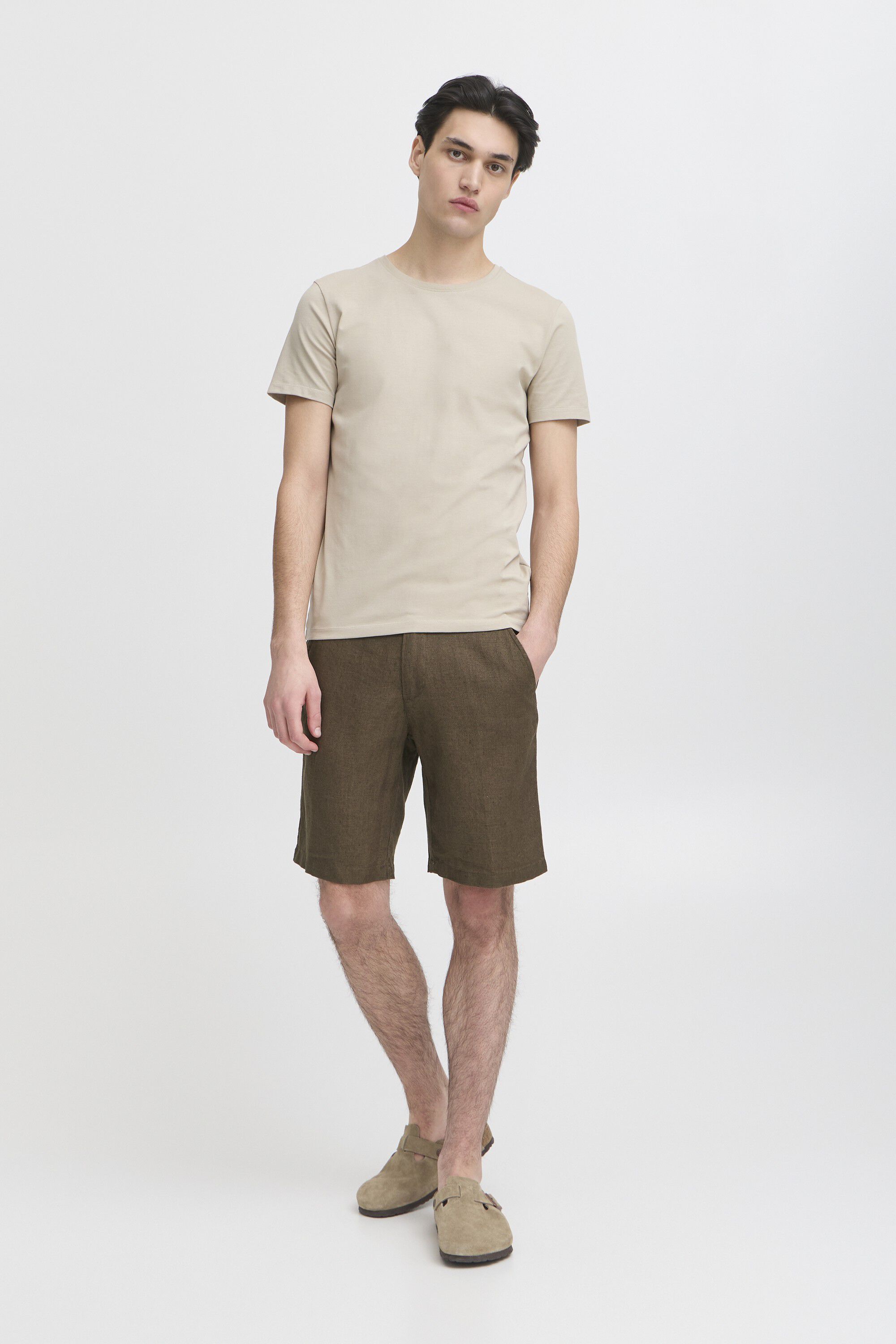 CFPANDRUP 100% linen shorts