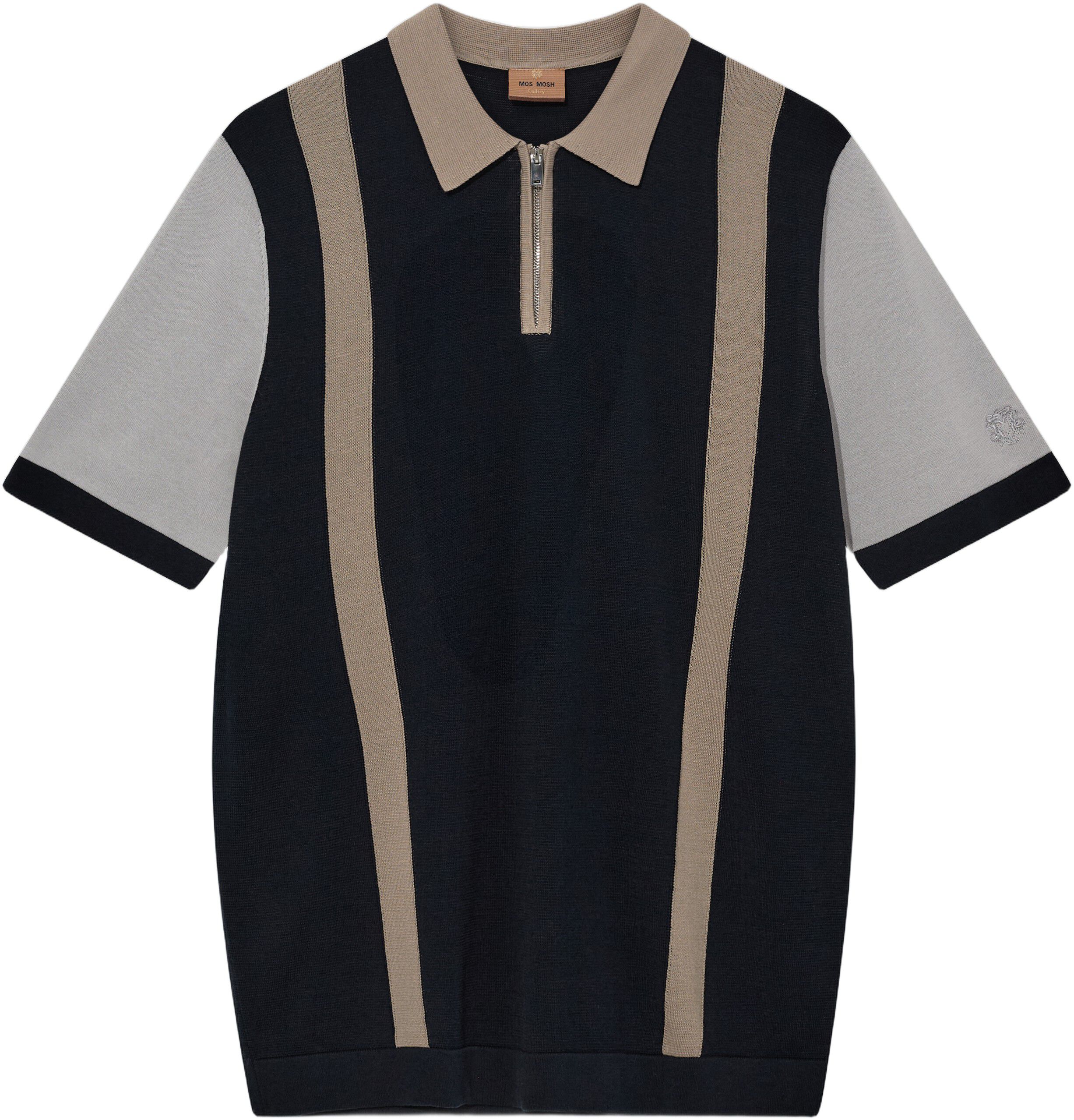 MMGJustin Zip SS Knit Polo