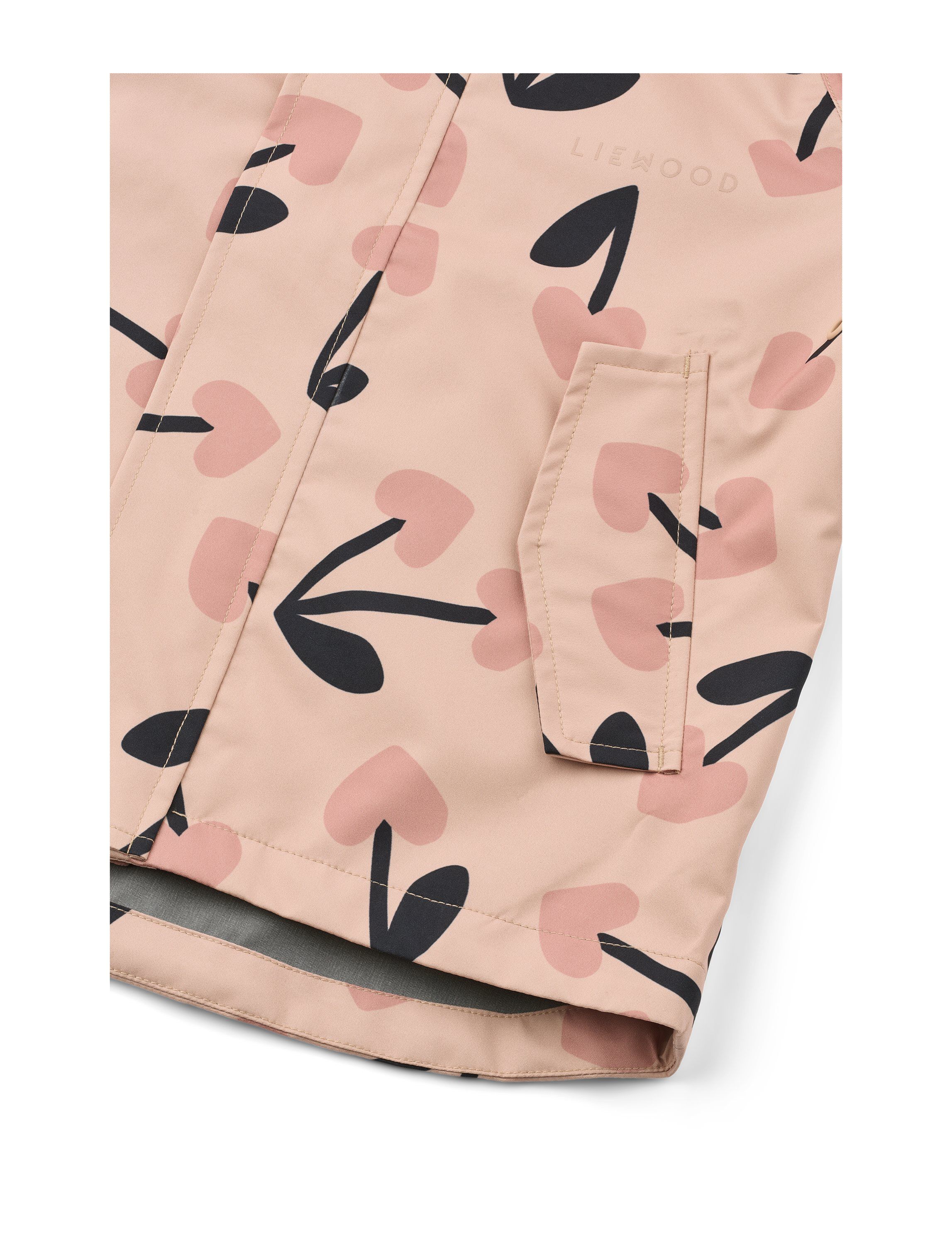 Pedia Rainwear Set Mini cherry hear