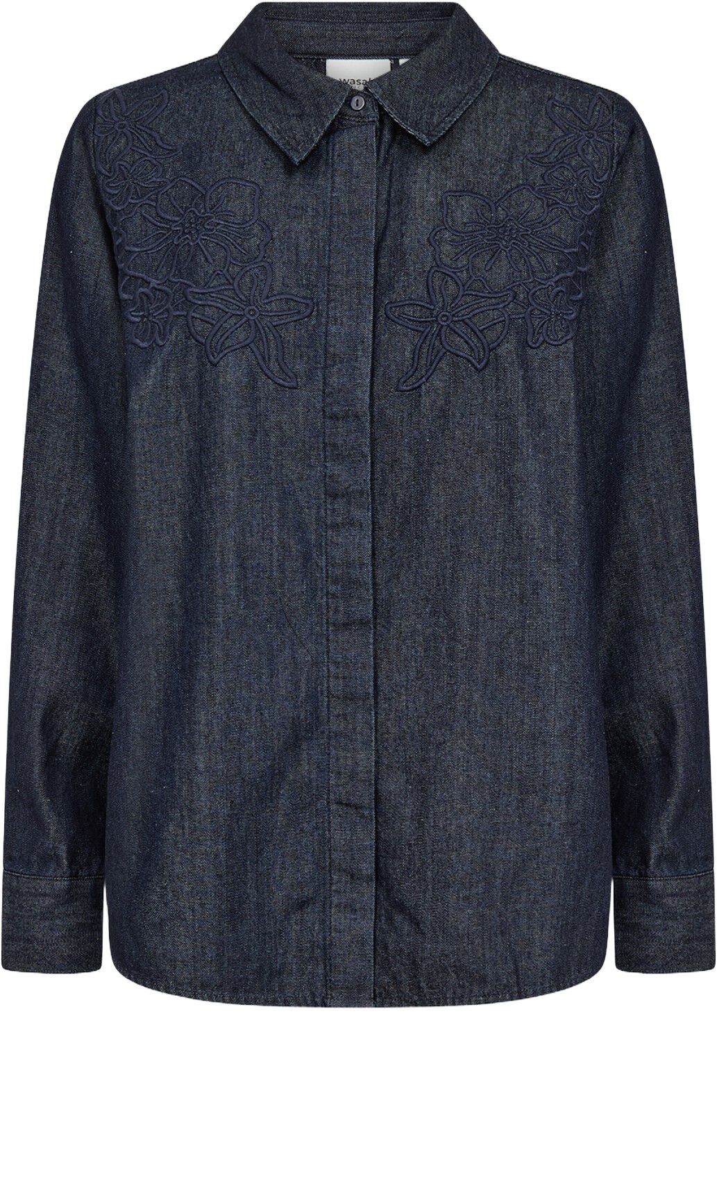 Curvy WA-CINDIA 2 Skjorte M&oslash;rk denim