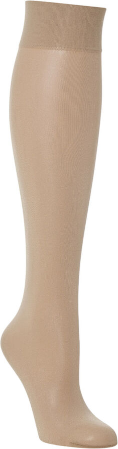 Satin touch 20 knæstrømpe