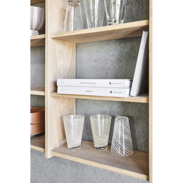 Yuka Swirl Glas - Pakke med 2