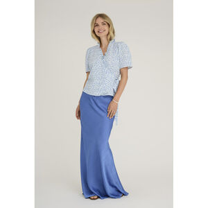 Peony wrap blouse
