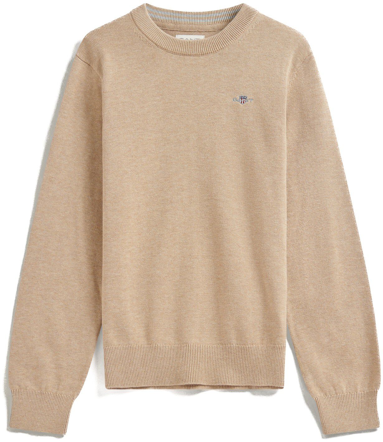 Shield Cotton Crew Neck Sweater
