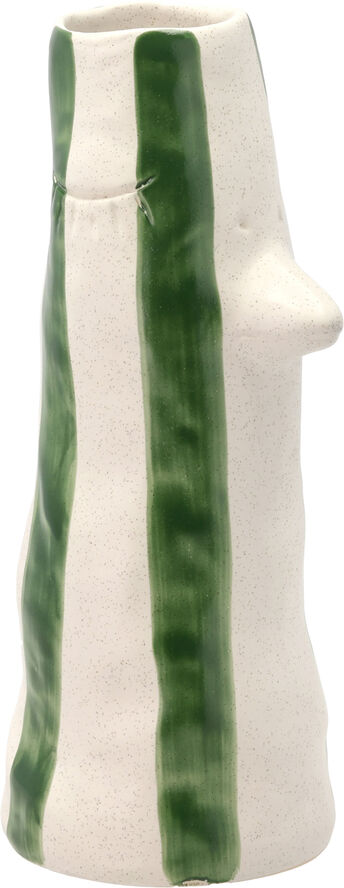 Vase med nebb og øyevipper Styles 26 cm Grønn