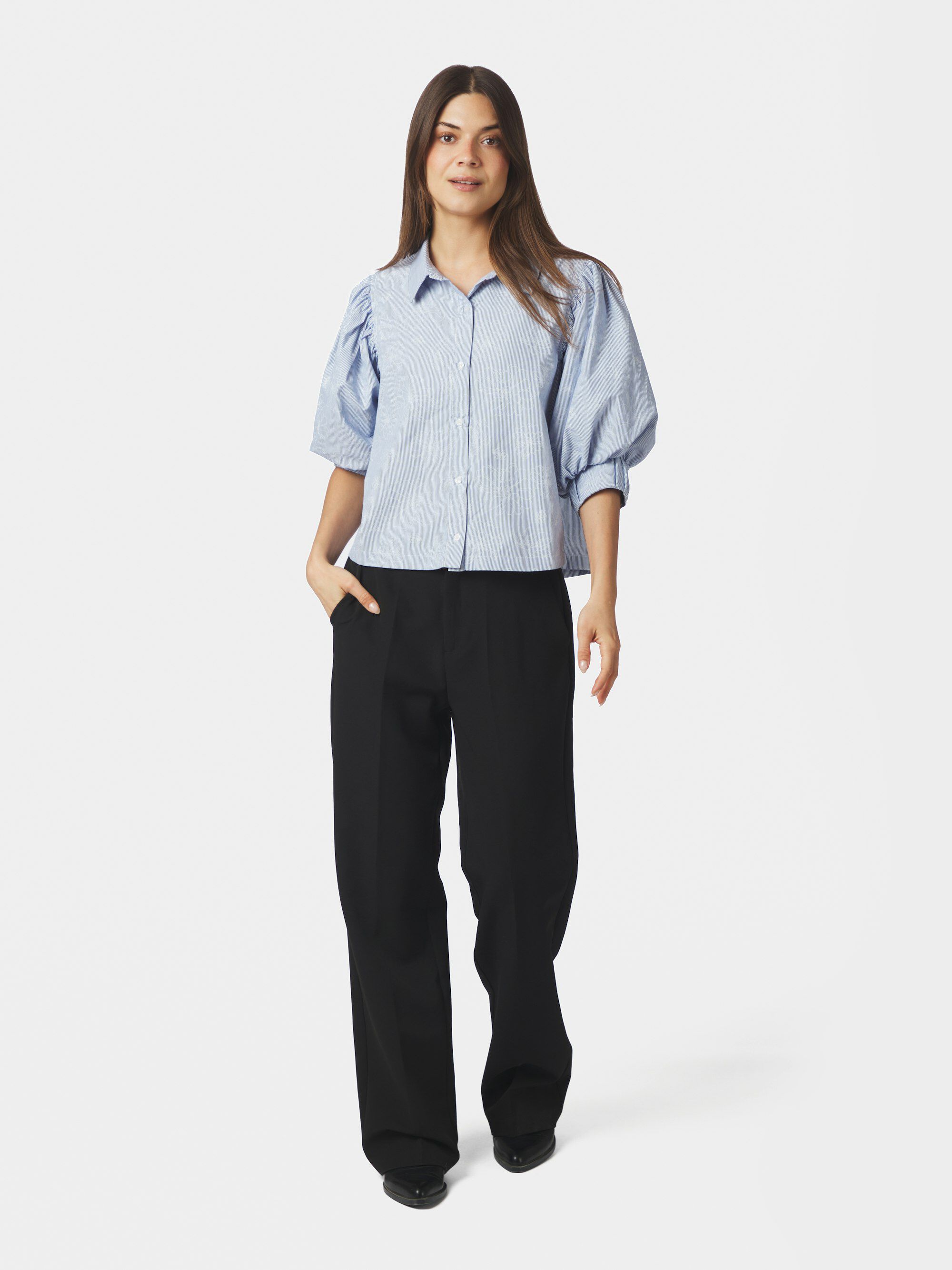Etta Flower Stripe Shirt