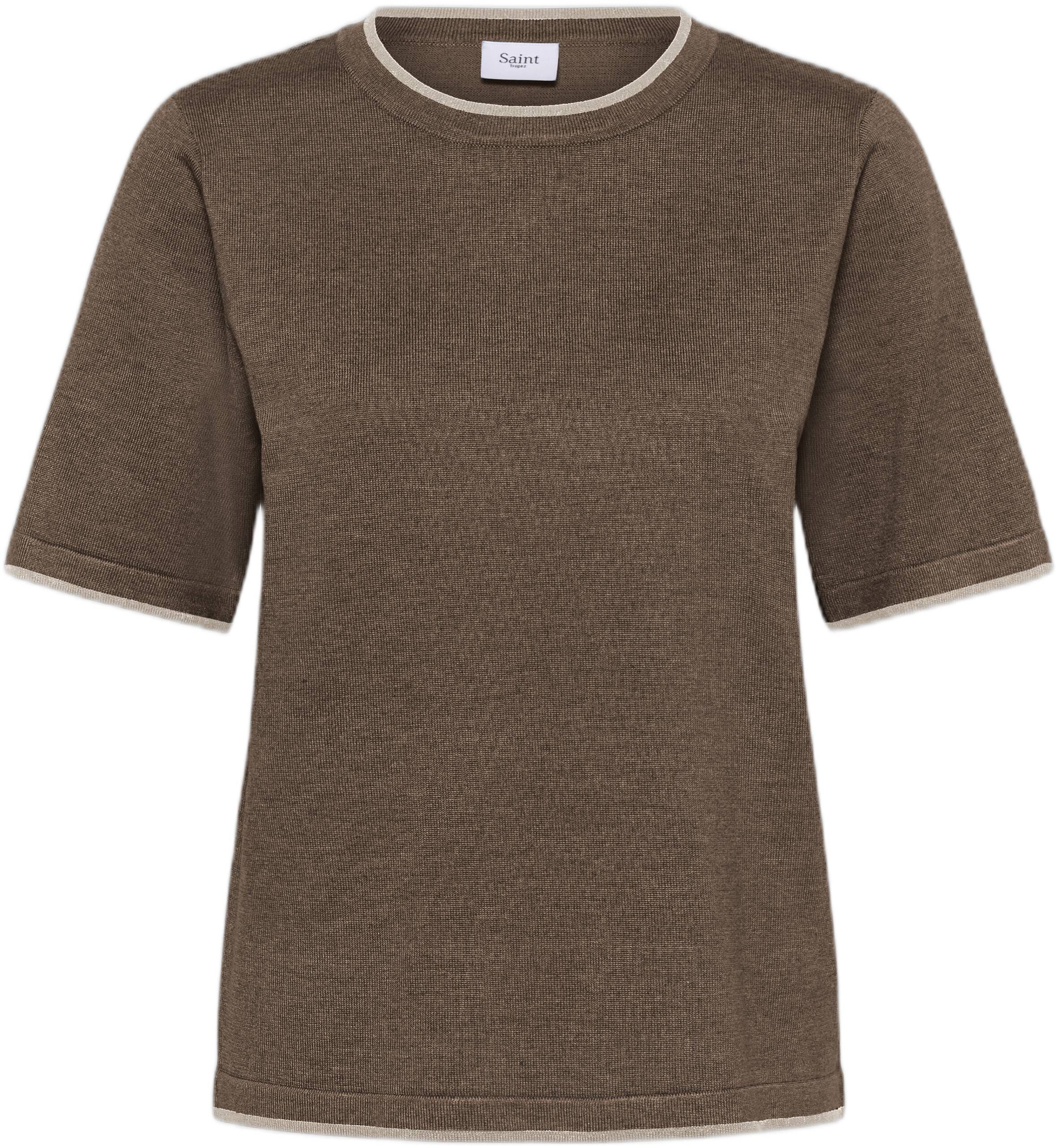 MilaSZ Contrast Stripe SS Pullover