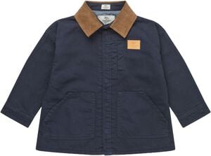 TWILL JACKET W. CORDUROY COLLAR