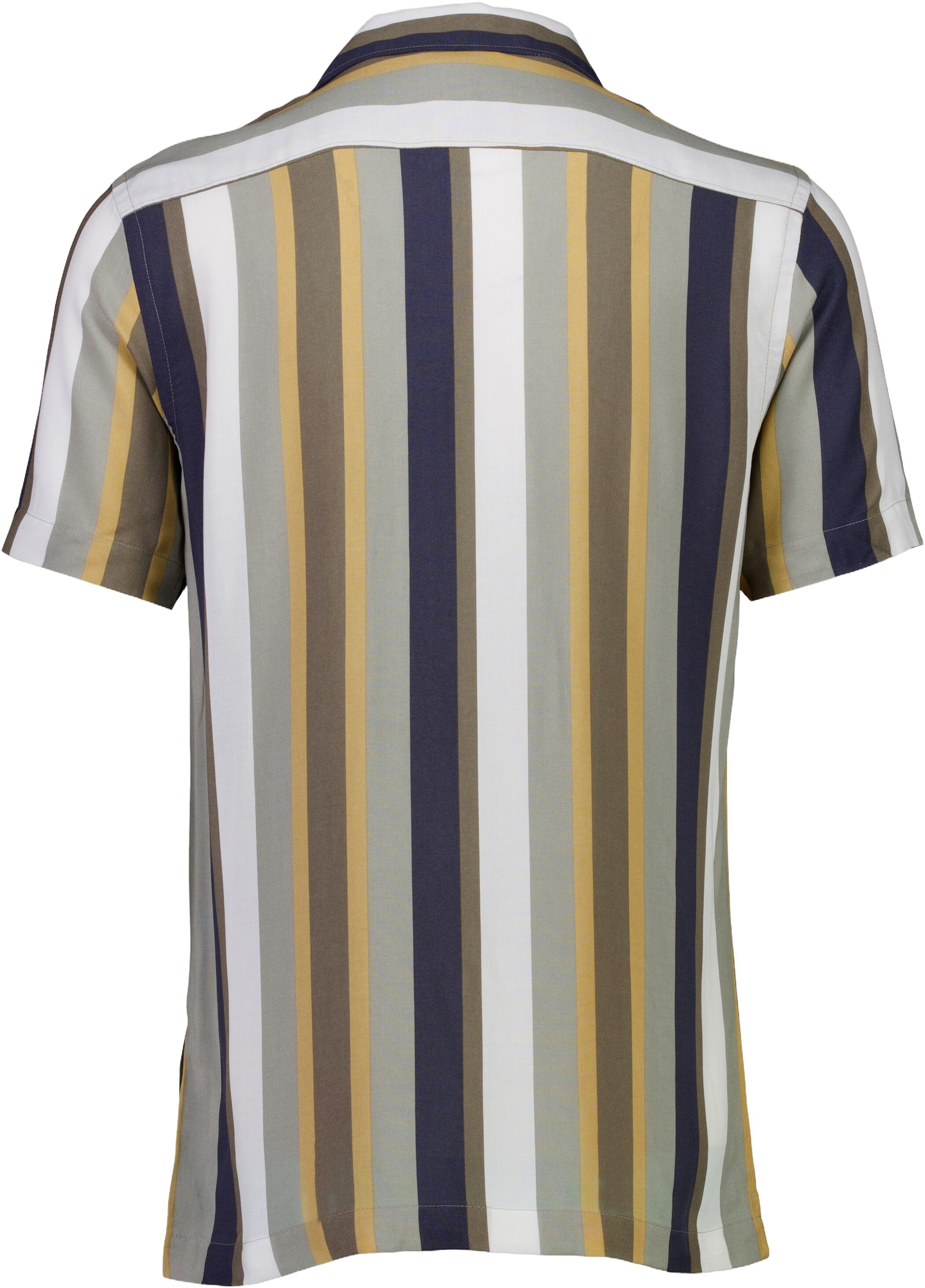 Bold stripe viscose shirt S/S