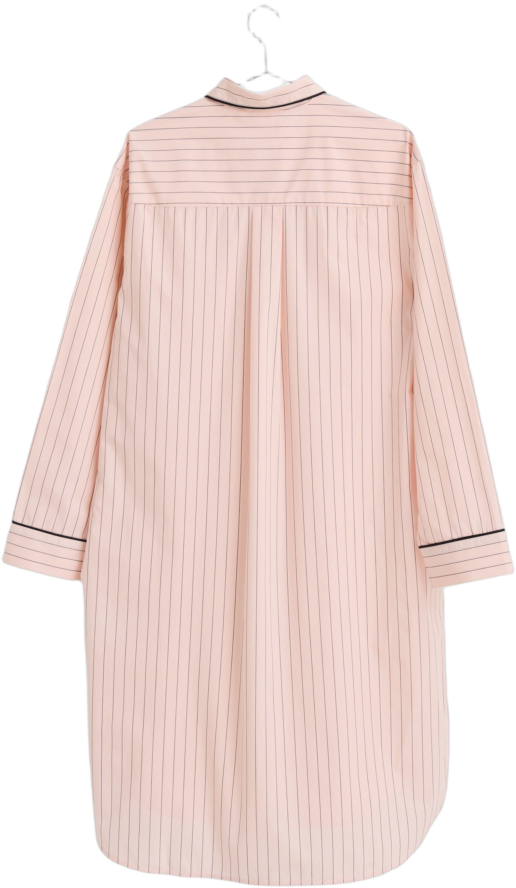 Fineline Long Nightshirt-M/L-Soft pink