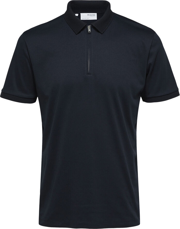 Slhfave Zip Ss Polo Noos