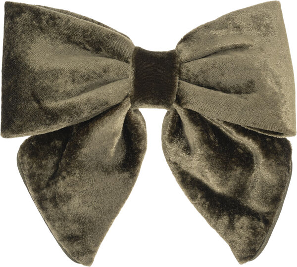 Luxury Bow Silk Forest green