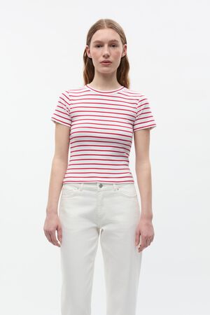 ENALLY SS CROP TEE ST 7262