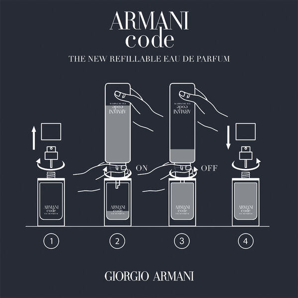 Giorgio Armani Code Eau de Parfum 150ml Refill