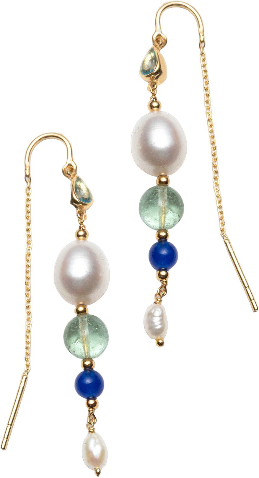 Water Drop Crystal Pearl Earring