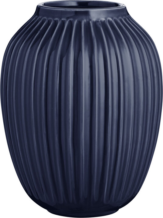 Hammershøi vase H25 Indigo