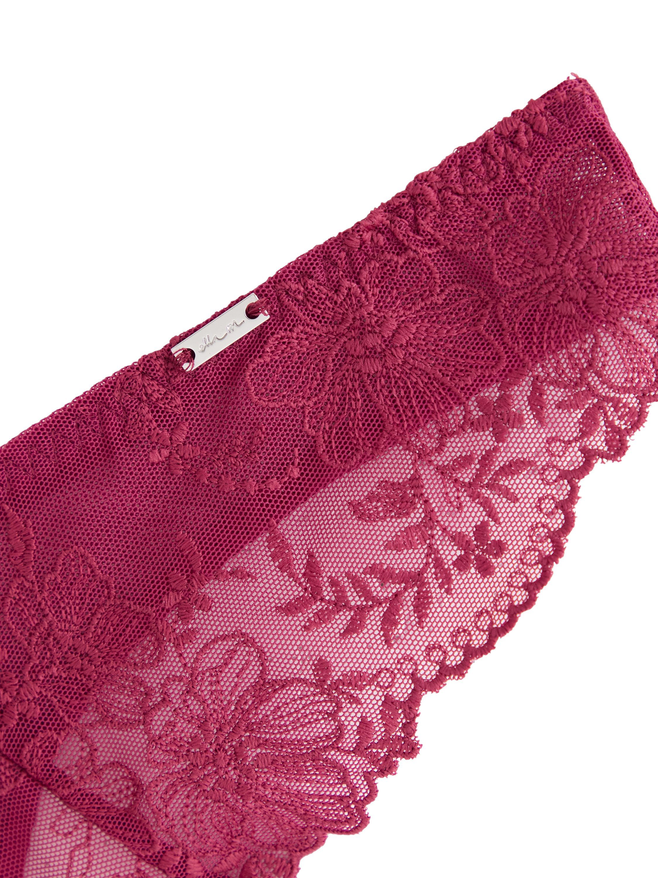 Stringtruse med lav midje, brodert