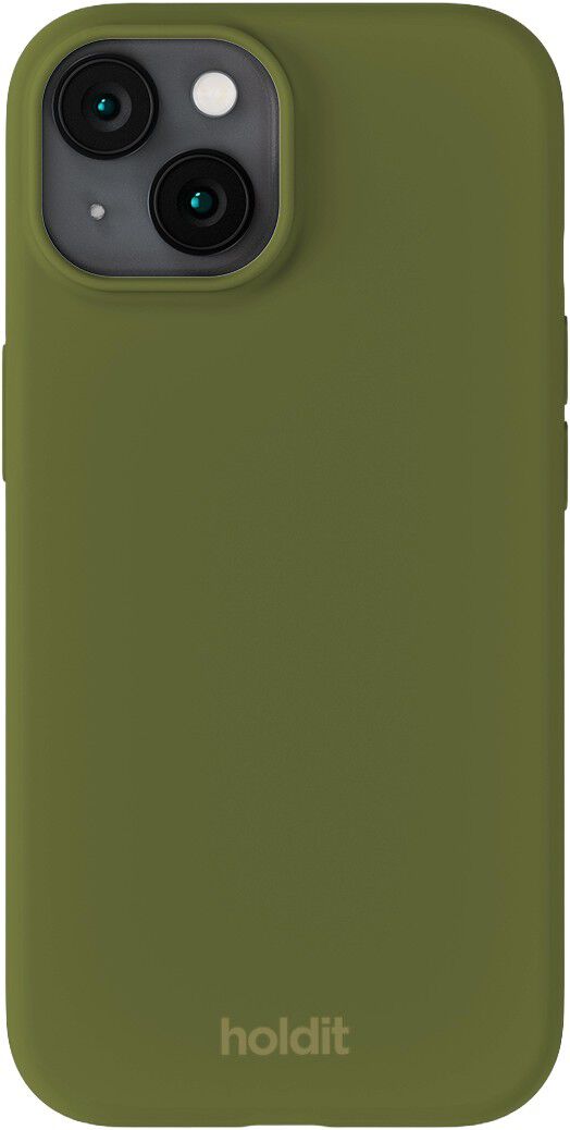 Silicone Case iPhone 15 Pickled Green