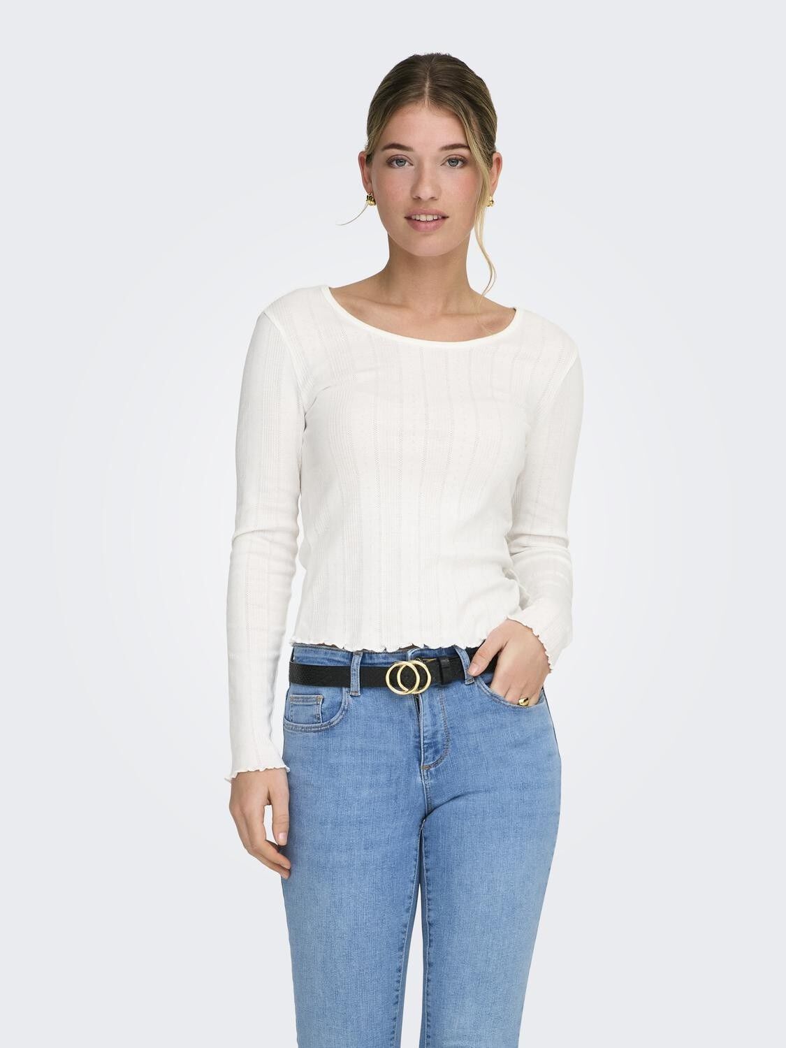 ONLTENNA LIFE O-NECK L/S TOP JRS