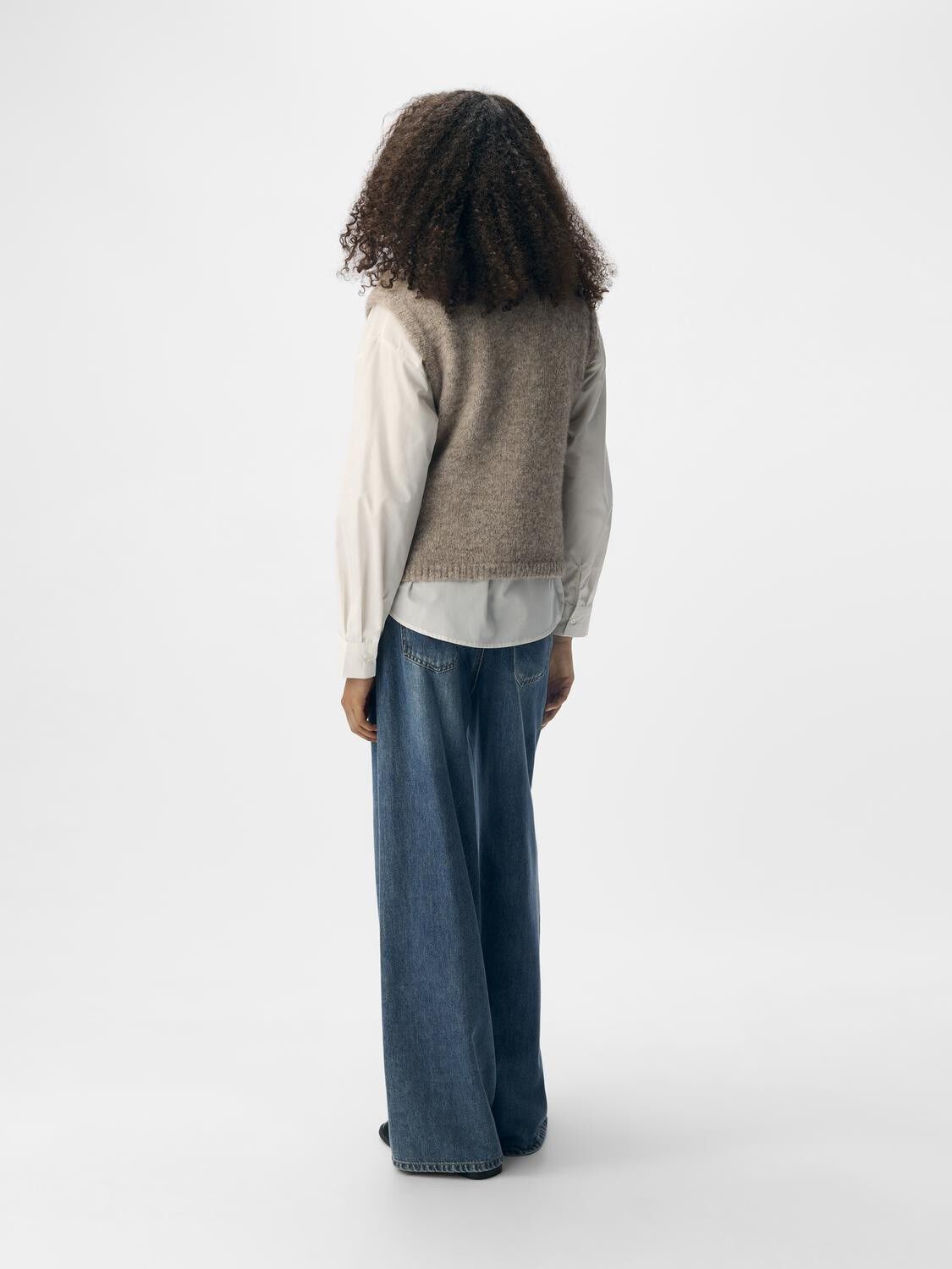 OBJSAGGIA RE KNIT VEST CARDIGAN NOO