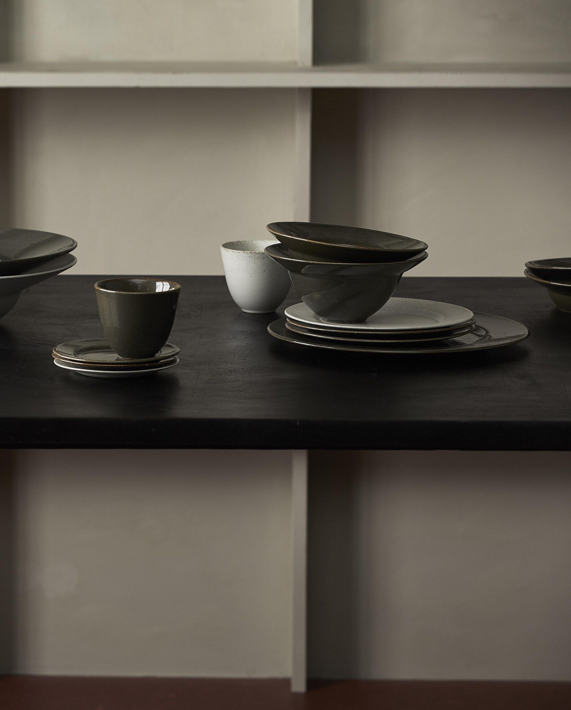 GRAWA plate, L, dark green